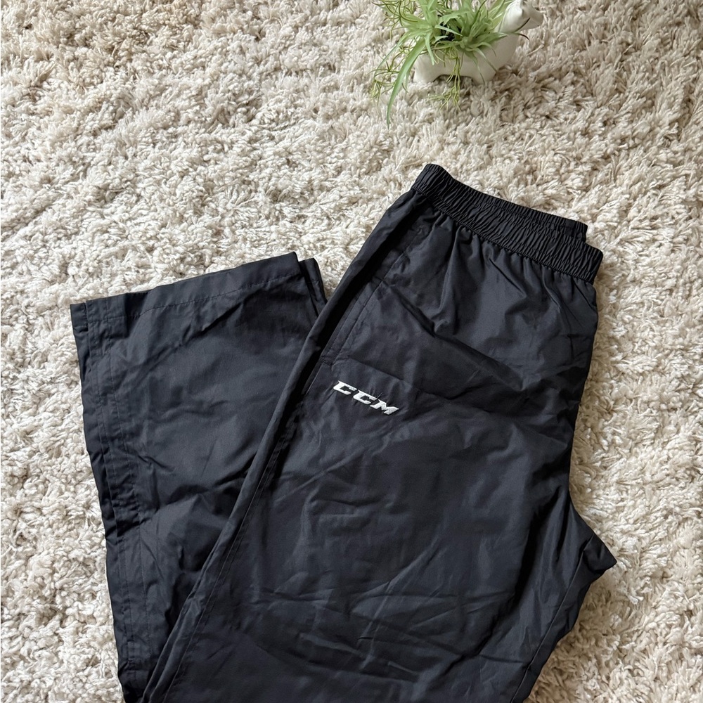 CCM Black Athletic Pants Sporty Athletic Workout joggers sweats - Picture 4 of 8
